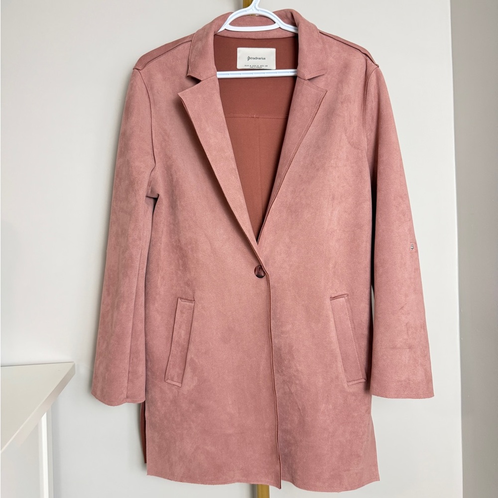 STRADIVARIUS JACKET/BLAZER - FAUX SUEDE.